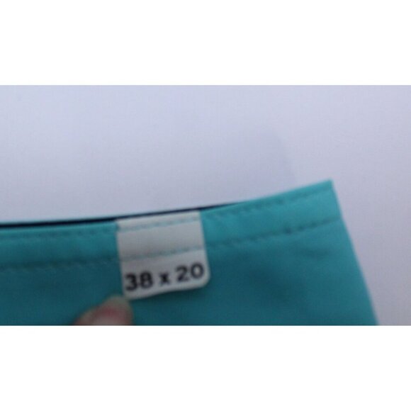 Quick Silver Swim Shorts Men's 38 Gray Blue Scotch Guard Pockets Swimwear Beach - Picture 8 of 12